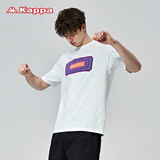 Kappa KAPA เสื้อยืดแขนสั้น สไตล์ใหม่ สําหรับผู้ชาย และผู้หญิง เหมาะกับการเล่นกีฬา