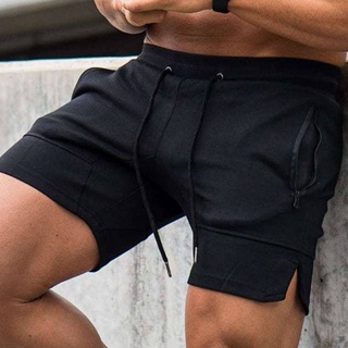 Shuangbo Sports Shorts Mens Outdoor Wear Summer New Trendy Handsome Fitness Running Leisure Korean Style Slim Fit Shorts Cotton HTGu