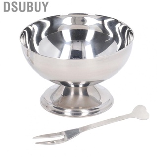 Dsubuy Dessert Pudding Bowls  Trifle Tasting Scratch Proof Smooth Surface Long Lasting Rust Resistant Easy To Clean Stainless Steel with  for Hotel