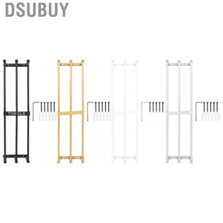 Dsubuy Bathroom Wall Towel Rack Mount 3 Bars Aluminum Alloy Rolled Holder US