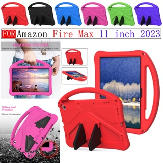 เคสโทรศัพท์มือถือ Eva กันกระแทก พร้อมขาตั้ง สําหรับ Amazon Fire Max 11 นิ้ว 2023