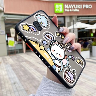 เคสโทรศัพท์มือถือแบบแข็ง ใส กันกระแทก ลายการ์ตูนอวกาศ มีลายด้านข้าง สําหรับ Samsung galaxy J6 2018 J6 Plus 2018 J6 Prime J600