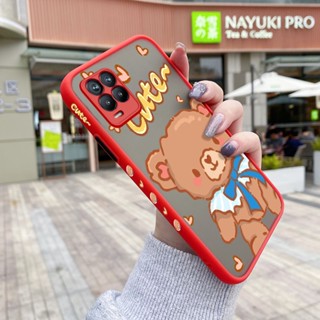 เคสซิลิโคนนิ่ม แบบใส ขอบสี่เหลี่ยม กันกระแทก สําหรับ Realme 8 4G Realme 8 Pro