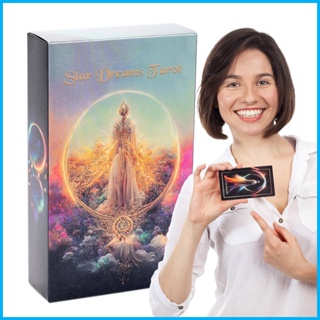 ไพ่ทาโรต์ เกมกระดาน Star Dreams เวอร์ชั่นภาษาอังกฤษ สําหรับครอบครัว งานปาร์ตี้