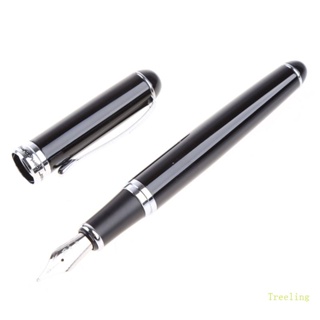 Treeling ปากกาหมึกซึม Jinhao X750 Deluxe ขนาดกลาง 18kgp สีดํา