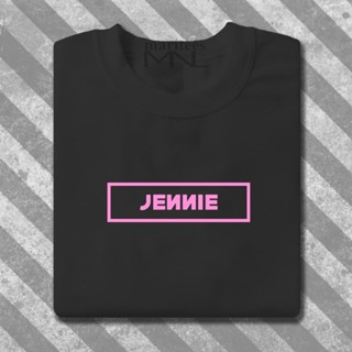  เสื้อยืด การออกแบบเดิมเสื้อยืดBLACKPINK JENNIE HIGH QUALITY PRINTED UNISEX ROUND TEES T SHIRT FOR KIDS AND ADULTS-5XLsi