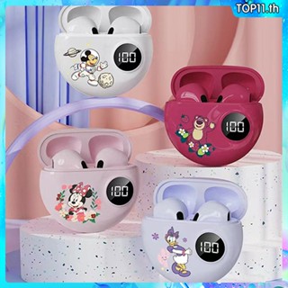 ใหม่ Minnie Mickey Digital Bluetooth-compatible Headset Joint Bluetooth-compatible Headset Apro6 Half In-ear Tws top111.th