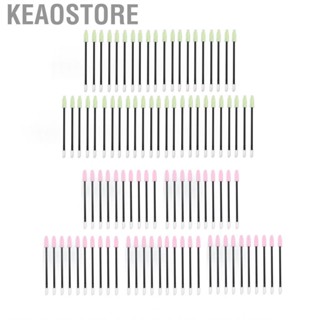 Keaostore Applicators  50pcs Angle Adjustable Portable Lip Brush Multifunctional for Makeup