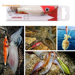 [Domybestshop.th] เหยื่อตกปลา รูปกุ้ง ปลาหมึก เรืองแสง ขนาด 10 ซม. 9 กรัม