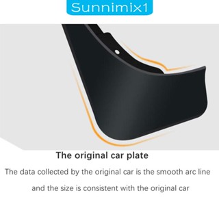 [Sunnimix1] บังโคลนด้านหน้า และด้านหลัง ทนทาน สําหรับรถยนต์ 4 ชิ้น