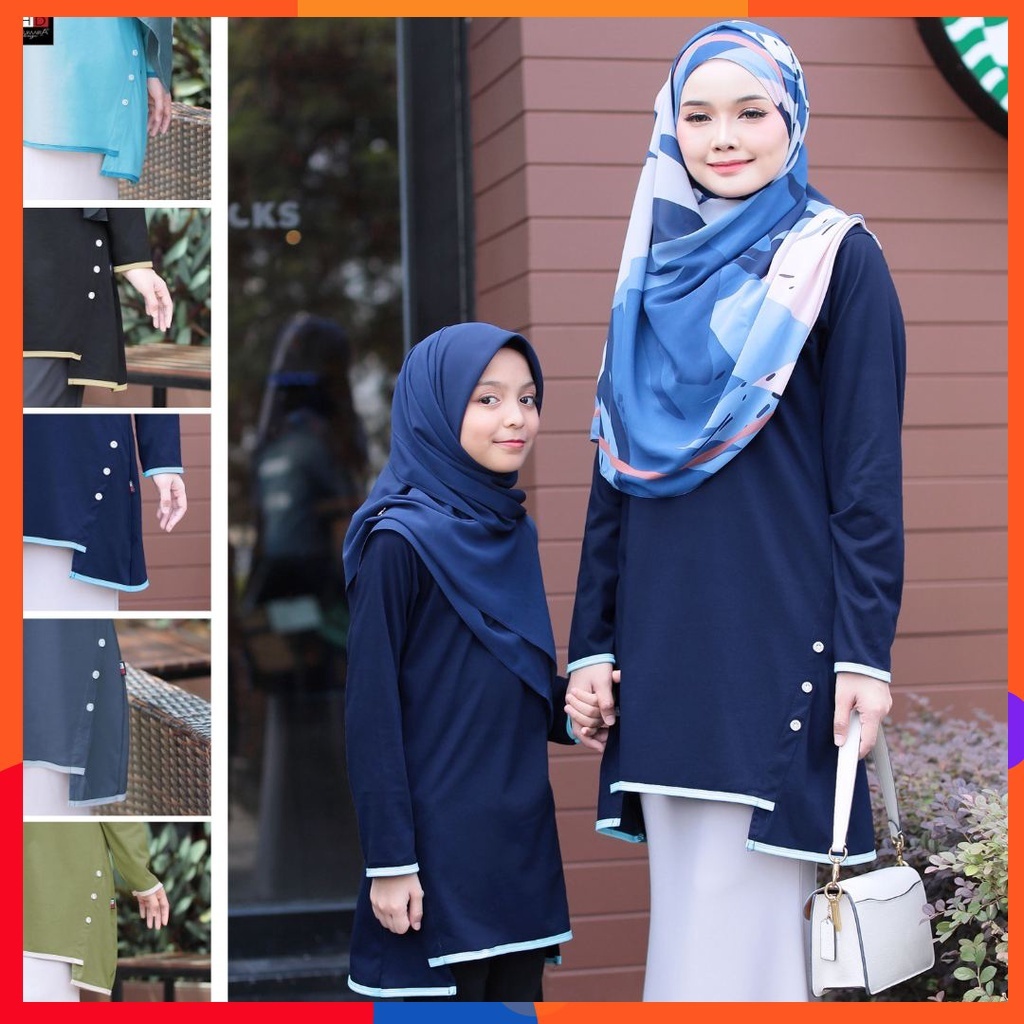 เสื้อยืดมุสลิม Humaire Ayreen 丨 Baju Muslimah丨Baju Jersey Muslimah