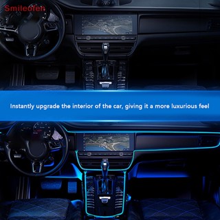 [Smileofen] ใหม่ สายไฟนีออน Led 1 เมตร ยืดหยุ่น USB สําหรับตกแต่งภายในรถยนต์ บรรยากาศปาร์ตี้ ไดโอด DIY 1 ชิ้น