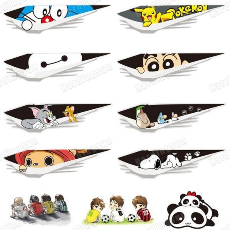 4ชิ้นสติกเกอร์รถสีรถรอยขีดข่วนปกสติ๊กเกอร์ซ่อมแซมร่างกายสติกเกอร์สติกเกอร์ตกแต่งสร้างสรรค์