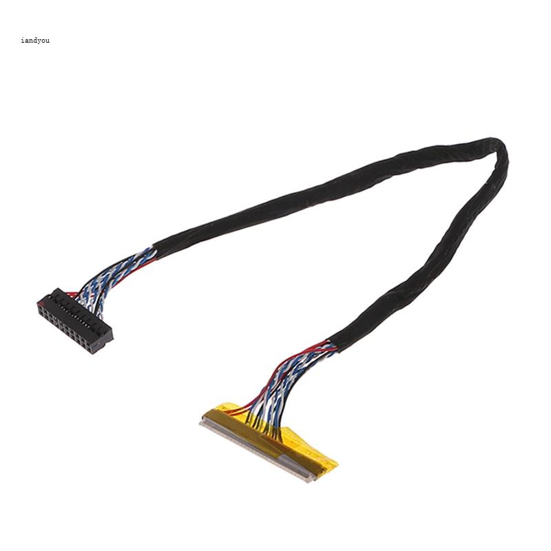 ✿ สายเคเบิล FIX 30 Pin 1ch 6bit LVDS 26 ซม. สําหรับแผง LCD 14 1-15 6 นิ้ว