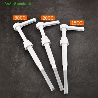 Aaairspecial ขวดจ่ายของเหลว 10 15 20 30CC พร้อมหัวปั๊มไฮดรอลิค และหัวปั๊มน้ําผึ้ง สําหรับห้องครัว TH