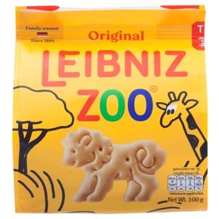 Leibniz Zoo Butter Biscuits Original ไลบ์นีชซู ออริจินอล 100 g. (05-8179)