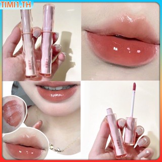 Kobeleen Lip Glaze Clear Mirror Nude Lipgloss Water Lip Tint Lasting Moisturizing Lip Tint | เวลา1