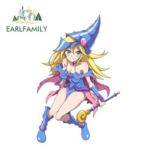 Earlfamily สติกเกอร์กันแดด กันน้ํา 13 ซม. x 8.4 ซม. สําหรับ YuGiOh Dark Magician Girl