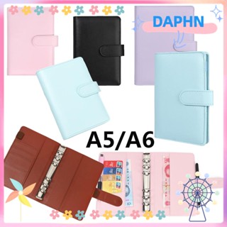 Daphs แฟ้มใส่เอกสาร ขนาด A6 A5 เติมได้ พร้อมห่วงบักเกิล