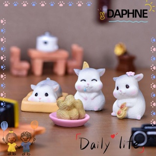 Daphne โมเดลตุ๊กตาหนูแฮมสเตอร์ขนาดมินิ Diy สําหรับตกแต่งบ้านและสวน