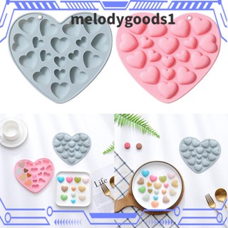 Melodygoods1 แม่พิมพ์ซิลิโคน รูปวันวาเลนไทน์ สําหรับทําสบู่ ช็อคโกแลต เค้ก แฮนด์เมด