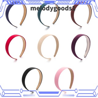 MELODYGOODS1 ผ้าซาติน แฟชั่น วงกว้าง สําหรับเด็กผู้หญิง