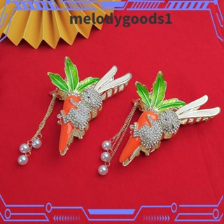 MELODYGOODS1 กิ๊บติดผม รูปกระต่าย แครอท ฉลามน่ารัก สําหรับผู้หญิง