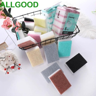 Allgoods ฟองน้ําล้างจาน ขจัดสนิม ไม่เป็นรอย สองด้าน สําหรับใช้ในครัวเรือน