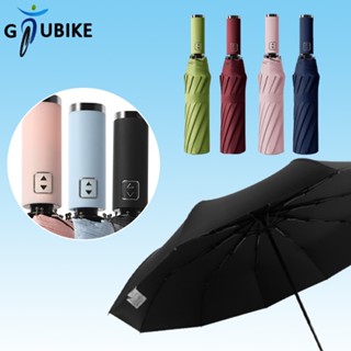 Gtubike Ten Bones ร่มกันแดด กันฝน ขนาดใหญ่ ใช้งานคู่ สีดํา สําหรับกลางแจ้ง