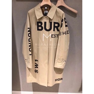 Burberry Burberry 2019 เสื้อแจ็กเก็ต กันลม น้ําหนักเบา สไตล์ใหม่ เหมาะกับฤดูใบไม้ร่วง ฤดูหนาว สําหรับผู้หญิง