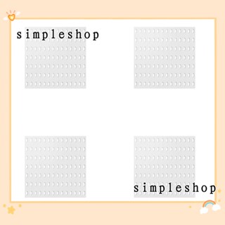 SIMPLE แผ่นบอร์ดเจาะรู ไม่ต้องเจาะรู สําหรับห้องครัว ห้องน้ํา จํานวน 4 ชิ้น