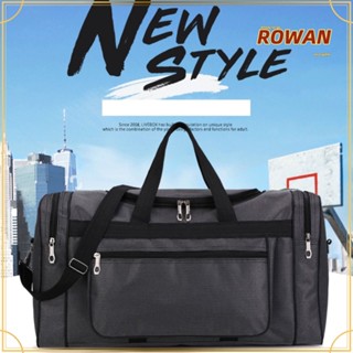 Rowans กระเป๋าเดินทาง ผ้าออกซ์ฟอร์ด ความจุขนาดใหญ่ 60x31x24 ซม. แบบพกพา สีเทาเข้ม สําหรับผู้ชาย และผู้หญิง