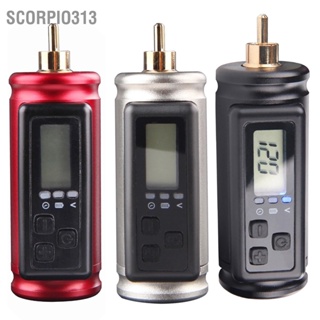 Scorpio313 RCA Tattoo Battery แหล่งจ่ายไฟแบบชาร์จไร้สายแบบพกพาสำหรับเครื่องสักโรตารี