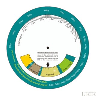 Uki เครื่องคิดเลขล้อเดี่ยว BMI แบบมืออาชีพ