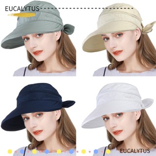 EUTUS หมวกกันแดด ป้องกันรังสียูวี แบบพับได้ เหมาะกับใส่กลางแจ้ง 2021