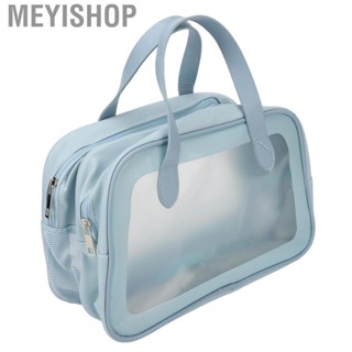 Meyishop Dry Wet Toiletry Bag  Medium Multipurpose Blue Separating Makeup Large  Quick for Traveling Swimming