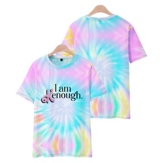 Ere1 เสื้อยืดคอสเพลย์ แขนสั้น ลาย I Am Kenough สีมัดย้อม สําหรับผู้ใหญ่ และเด็ก