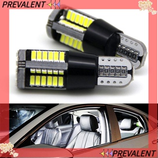 Preva หลอดไฟ LED 12V 3014 57SMD สีขาว สําหรับติดป้ายทะเบียนรถยนต์ 2 ชิ้น