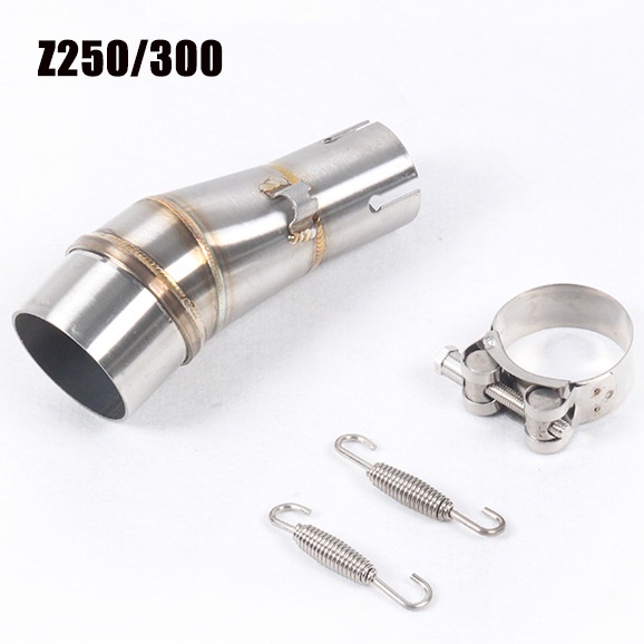 รถจักรยานยนต์ Kawasaki Ninjia250/300 Z250 Z300 ท่อไอเสียกลาง Link ท่อ Midpipe เชื่อมต่อ 51 มม. ท่อไอ