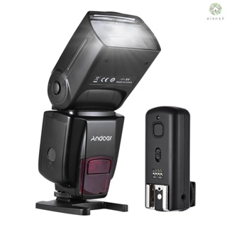 [XS] Andoer AD560 IV 2.4G แฟลชสปีดไลท์ไร้สาย GN50 พร้อมทริกเกอร์แฟลช สําหรับกล้อง DSLR