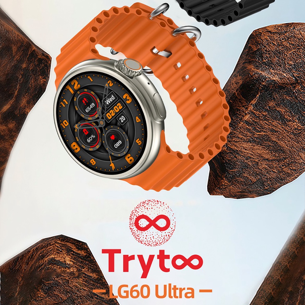 รุ่นใหม่ยี่ห้อ Trytoo รุ่นLG60 หมวดกีฬามี48+เเบบ หน้าจอAMOLED รับLineได้
