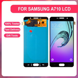 【พร้อมส่ง】แผงหน้าจอสัมผัสดิจิทัล Lcd 5.5 นิ้ว A7 2016 สําหรับ Samsung Galaxy A710 A7100 A710M A710F TMD5