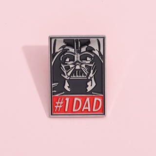 เข็มกลัดโลหะ รูปภาพยนตร์ Star Wars Villain DAD Enamel Pins เครื่องประดับ สําหรับเพื่อน แฟน