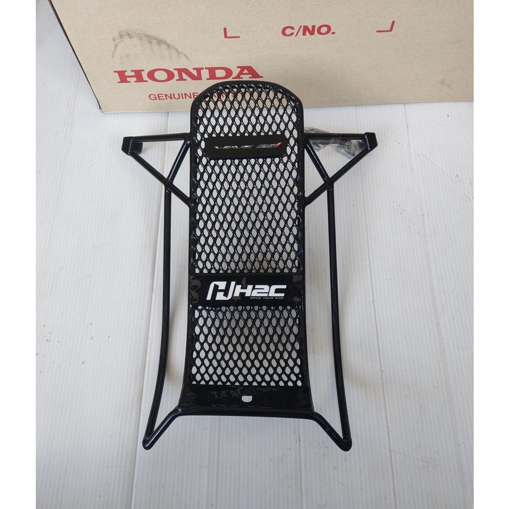 APK73LJ6432เหล็กกันลายแท้  WAVE125iรุ่นไฟหร้าLED ปี2018-2022,1ชิ้นพร้อมชุดสกรูยึด1ชุด  ใส่รุ่นWAVE12