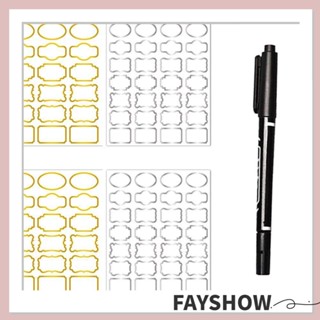 Fay สติกเกอร์ฉลาก กันน้ํา ลอกออกได้ สําหรับติดขวดเครื่องเทศ ห้องครัว