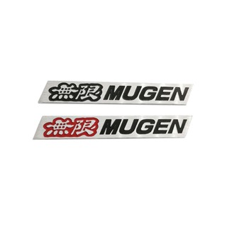 สติกเกอร์โลโก้อลูมิเนียม 3D Mugen Emblem Chrome สําหรับติดตกแต่งรถยนต์ 2019 Honda Accord Mazda 3bl