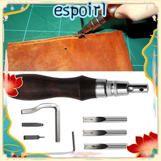 Espo 7 In 1 เครื่องมือตัดขอบเครื่องหนัง อเนกประสงค์ ทนทาน