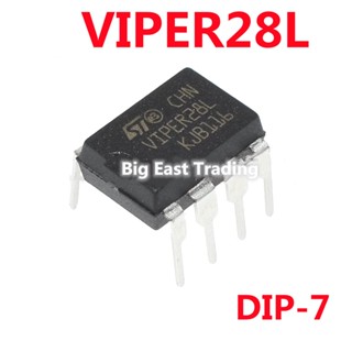 วงจรรวม VIPER28L VIPER28LN DIP-7 7-pin VIPER-28L 2 ชิ้น