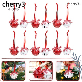 Cherry3 เชือกโลหะกลวง สําหรับแขวนตกแต่งต้นคริสต์มาส 5 ชิ้น