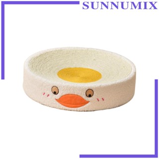 [Sunnimix] ที่นอนแมว แผ่นข่วน ทรงกลม ทนทาน สําหรับแมวในร่ม